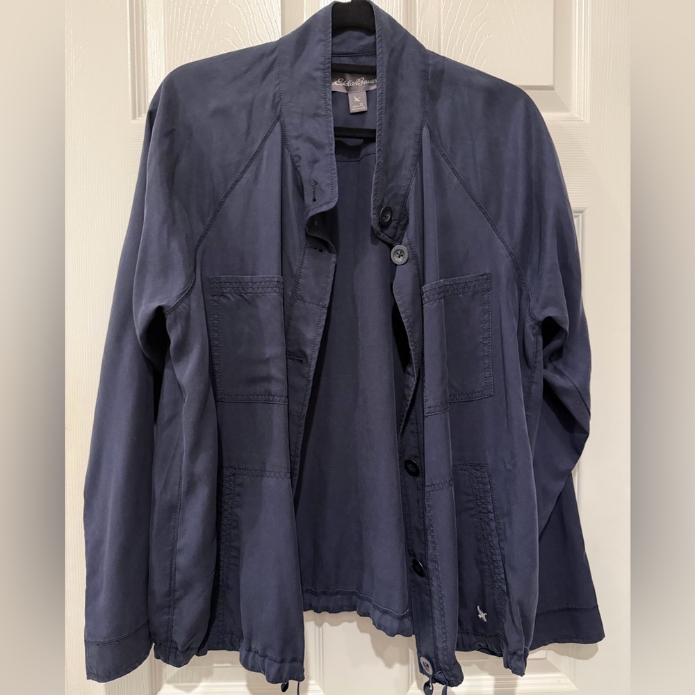 Eddie Bauer Dark Blue Utility Jacket